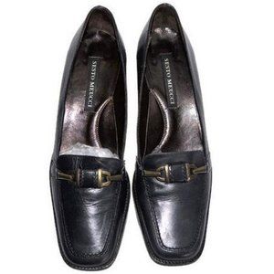 Vintage Sesto Meucci Shoes Navy Blue‎ Leather 6